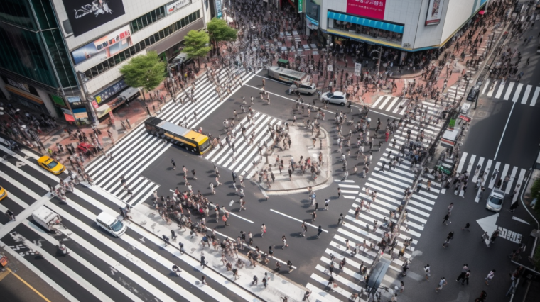 Er Shibuya Crossing på vej til at blive et digitalt kunstparadis?
