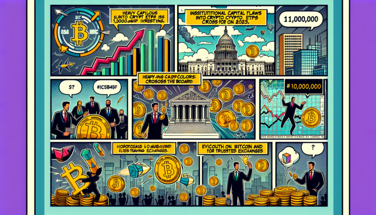 Está a Alta no Fluxo de Capital Institucional em ETPs de Cripto quebrando recordes?