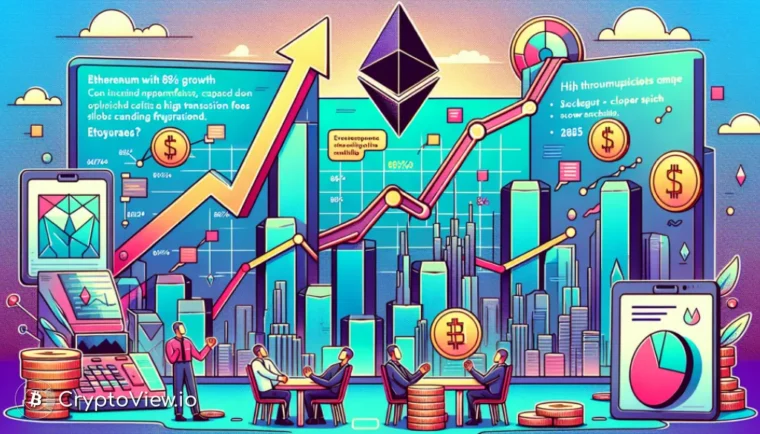 ¿Está el crecimiento de Ethereum siendo obstaculizado por problemas de escalabilidad?