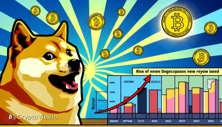 O que significa o aumento nos endereços de Dogecoin para a moeda meme?
