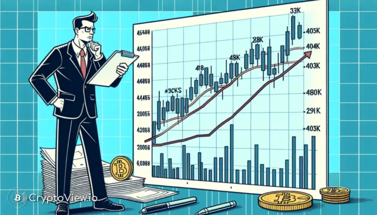 ¿Está Bitcoin a punto de caer o simplemente consolidándose en $43K?