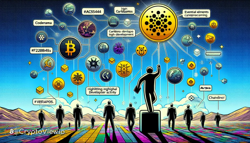 Was deutet auf den Anstieg der Aktivität von Cardano-Entwicklern hin?