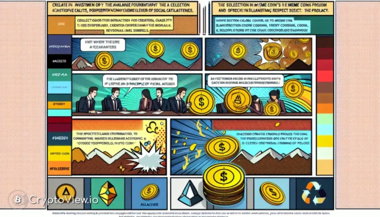 Qual é o burburinho em torno da coleção de moedas meme da Avalanche Foundation?