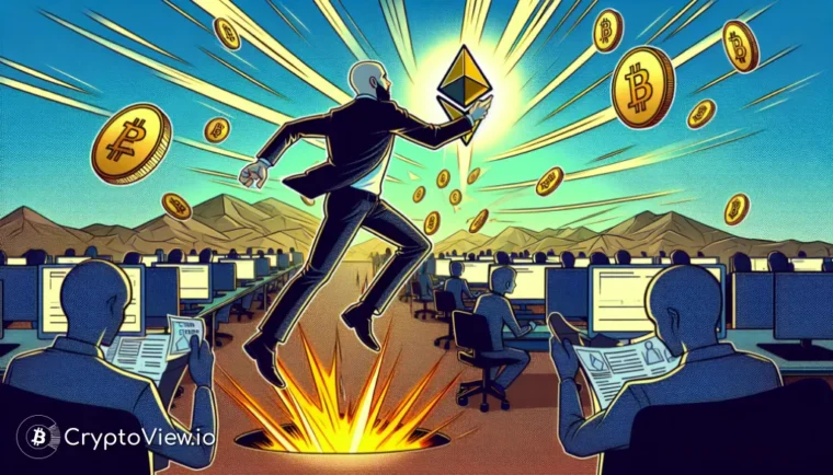 트럼프 전 대통령, 이더리움(Ethereum)에서 2백만 달러 이상 매각했나?