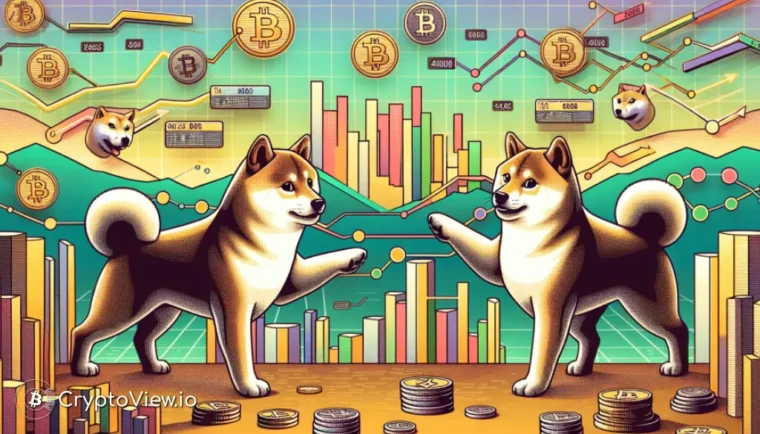 Kan Shiba Inu Dogecoin in de komende jaren inhalen?