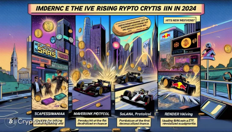 Hvilke cryptocurrencies er sat til at skabe bølger i 2024?