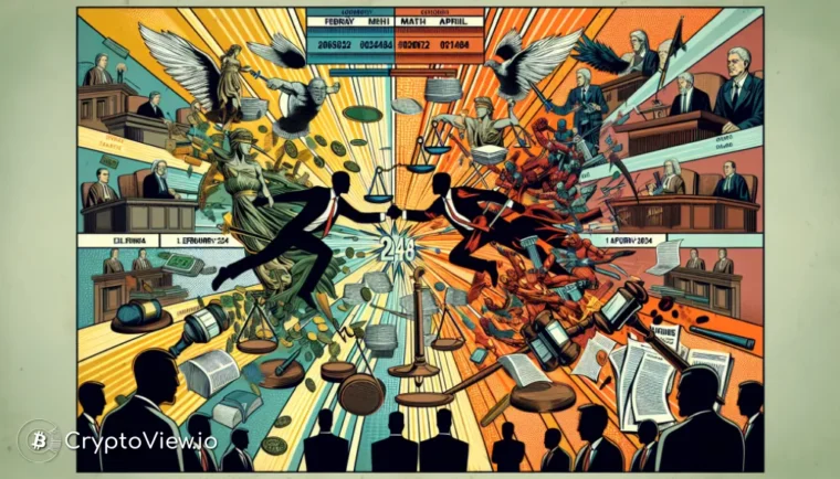 Jaki jest harmonogram konfrontacji sądowej Ripple i SEC w 2024 roku?