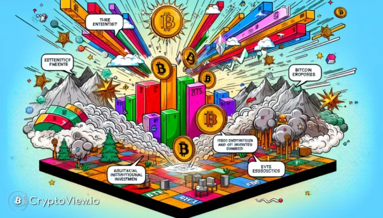 هل يمكن لاقتراحات صناديق الاستثمار المتداولة للبيتكوين دفع العملة الرقمية إلى 100،000 دولار بحلول عام 2024؟