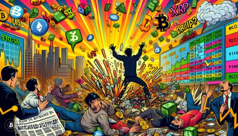 ¿Qué está causando la repentina caída en criptomonedas como Bitcoin, Ethereum y XRP?