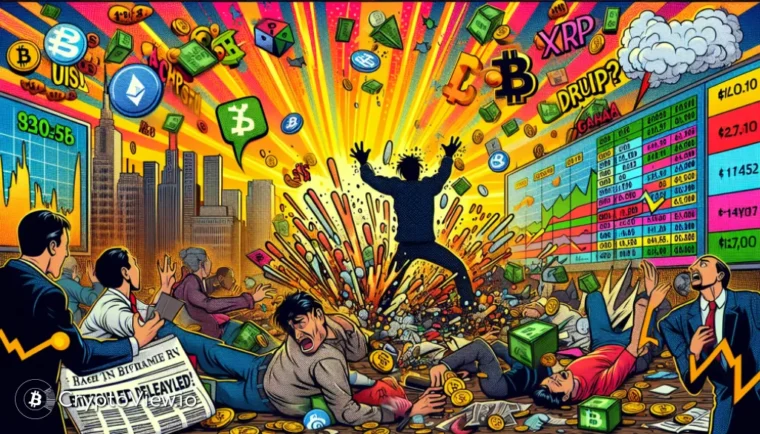 Co spowodowało nagły spadek kryptowalut takich jak Bitcoin, Ethereum i XRP?