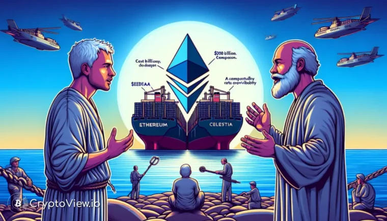 Är Ethereum Upp för Utmaningen Mot Celestia När Det Gäller Kostnad och Data Tillgänglighet?