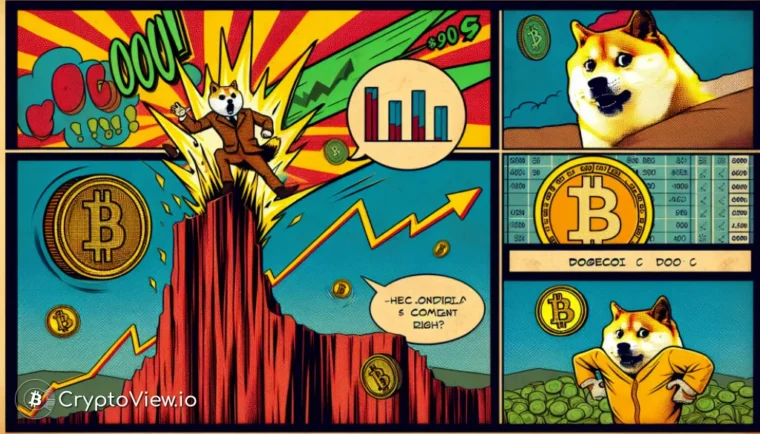 Hvorfor sliter Dogecoin-prisen med å komme seg?