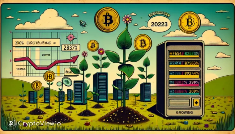 2023년 가상화폐 결제 급증했나요?