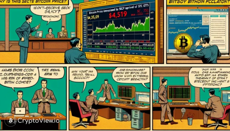 Ist der Wert von Bitcoin wirklich unbeeinflusst von der grünen Ampel der SEC für Spot BTC ETFs?