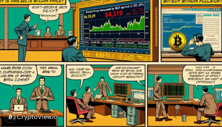 ¿El valor de Bitcoin realmente no se ve afectado por la luz verde de la SEC para los ETF de BTC al contado?