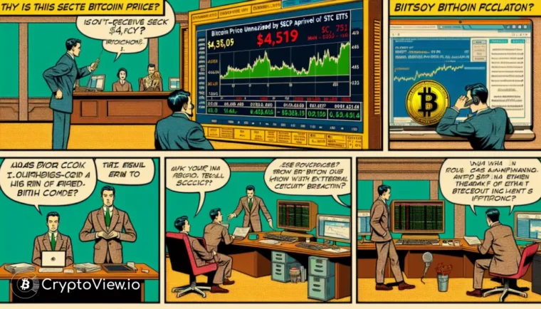 O valor do Bitcoin realmente não é afetado pela luz verde da SEC para os ETFs de BTC à vista?