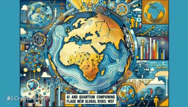 ¿Cómo está impactando la intersección de la inteligencia artificial y la computación cuántica en los riesgos globales?