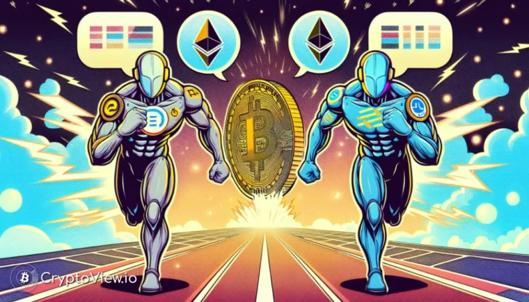 Hvem Vil Føre An i Crypto-løbet i 2024: Ethereum eller Solana?