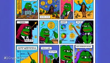 Staat PEPE op het punt om te stijgen naar de $0.0000015 punt?