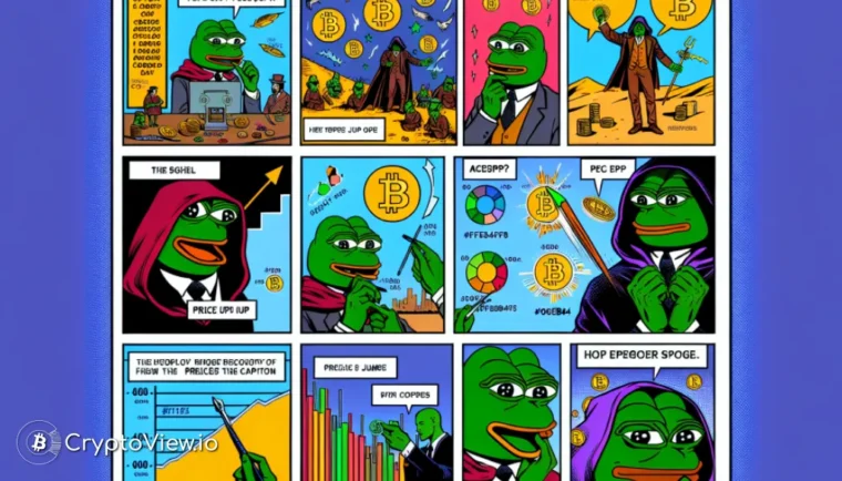 Är PEPE inställd på att stiga mot märket $0.0000015?