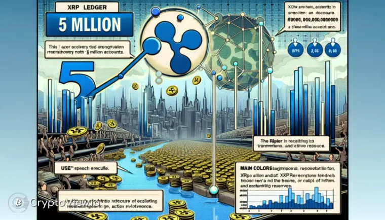 Was ist die Bedeutung des XRP-Ledgers, der 5 Millionen Konten überschreitet?