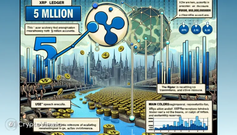 Quelle est la signification du dépassement de 5 millions de comptes sur le XRP Ledger ?