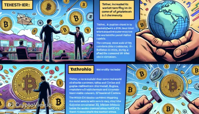 How has Tether's Market Share Dominated the Stablecoin Industry?