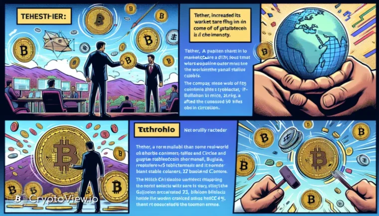 Jak dominowała udziałem w rynku Tether w branży stablecoinów?