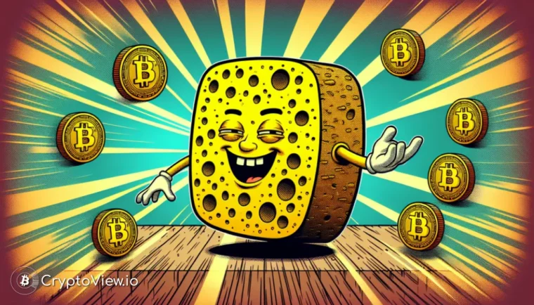 Er Sponge V2 Meme Coin klar til å overgå BONK med sine 5 milliarder tokens staket?