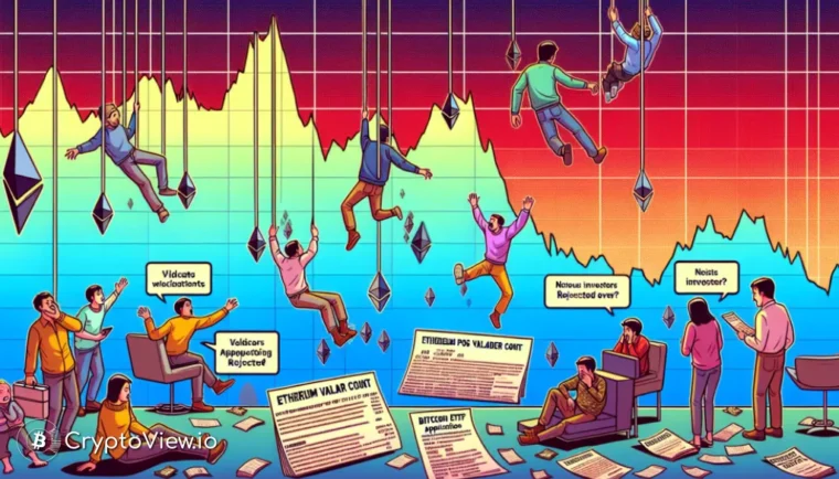 Hva er konsekvensene av den synkende aktive valideringsantallet på Ethereum?