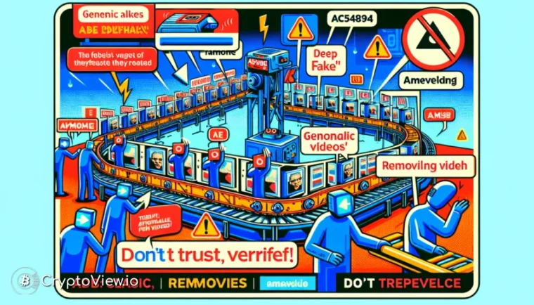 Vormen door AI gegenereerde Deepfake-video's een nieuwe bedreiging in de Crypto-wereld?
