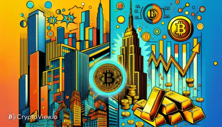 ビットコインとゴールドの間で相関関係が拡大していますか？