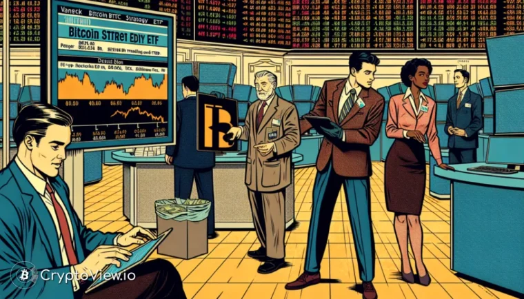 ¿Se está cerrando el ETF de estrategia de Bitcoin de VanEck?