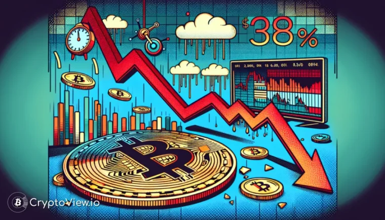 ビットコインの価格は32,700ドルまで急落する可能性がある?