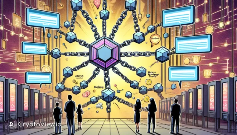 Hur skapar Aggregeringslagret en webb av förenade blockkedjenätverk?