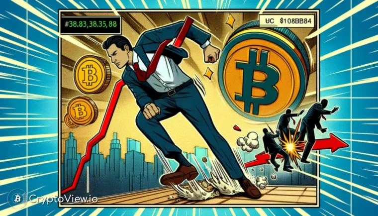 비트코인, 40,000달러 지지선 아래로 추락할까?