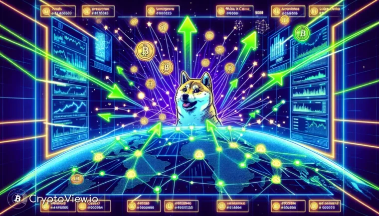 대규모 SHIB 고래 경보 거래의 이야기는 무엇인가요?