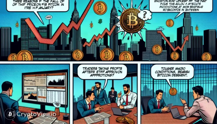 Cosa ha causato il calo del prezzo del Bitcoin a gennaio?