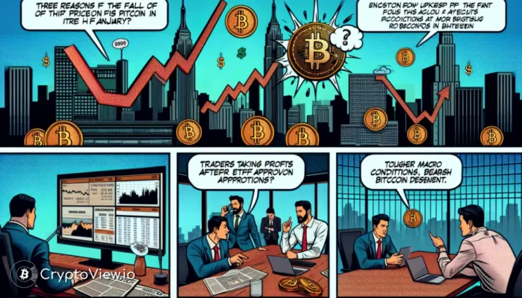 Hva forårsaket prisfallet på Bitcoin i januar?