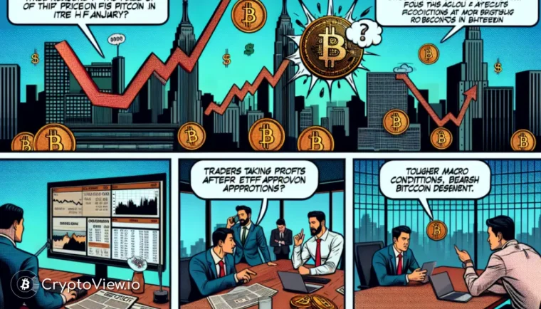 Vad orsakade Bitcoin's prisfall i januari?