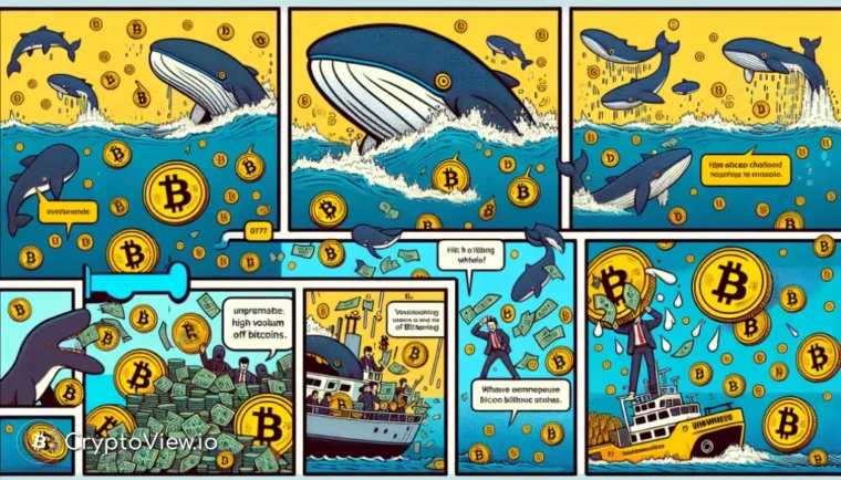 비트코인 고래가 억 달러를 이체했나요?