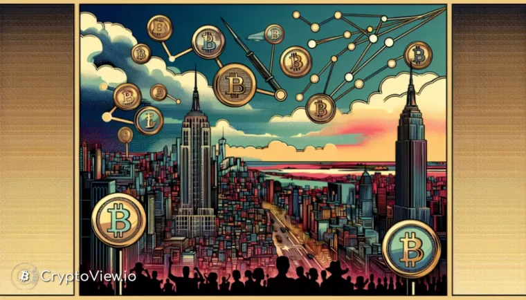 뉴욕이 30억 달러에 가치 있는 암호 거대기업을 겨냥하고 있습니까?