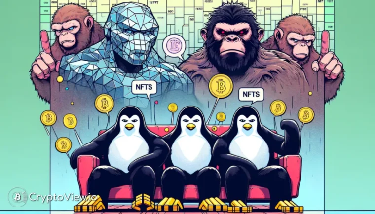 Possono i Pudgy Penguins superare gli Apes annoiati?