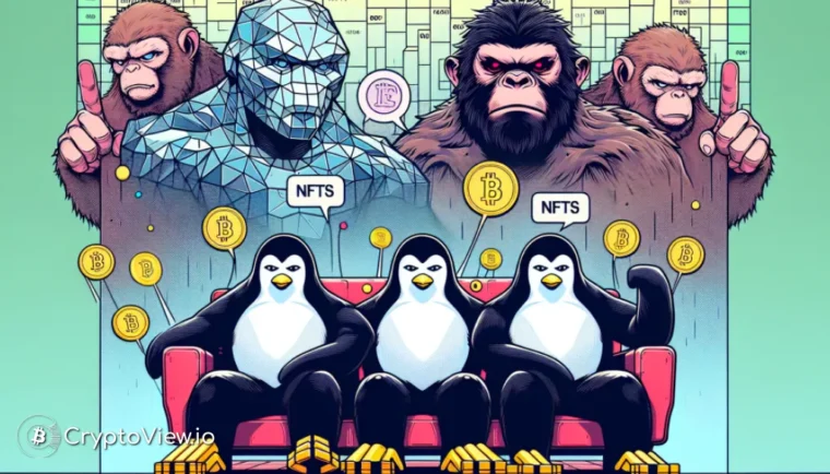 Kunnen Pudgy Penguins Bored Apes voorblijven?