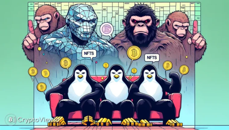 Será que Pudgy Penguins Conseguem Superar os Bored Apes?