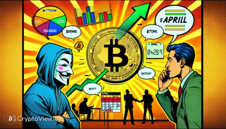 Czy BTC może wzrosnąć do 70 000 USD w kwietniu?