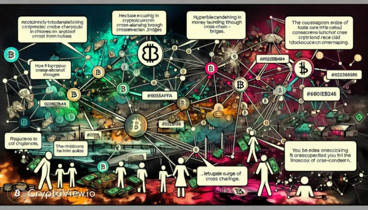 Está a Lavagem de Dinheiro em Cripto Aumentando Através de Pontes entre Cadeias?