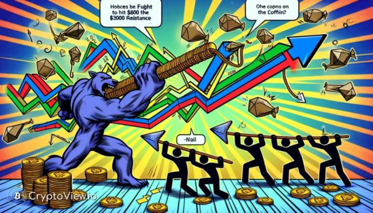 ¿Está Ethereum a punto de romper más allá de $3000?