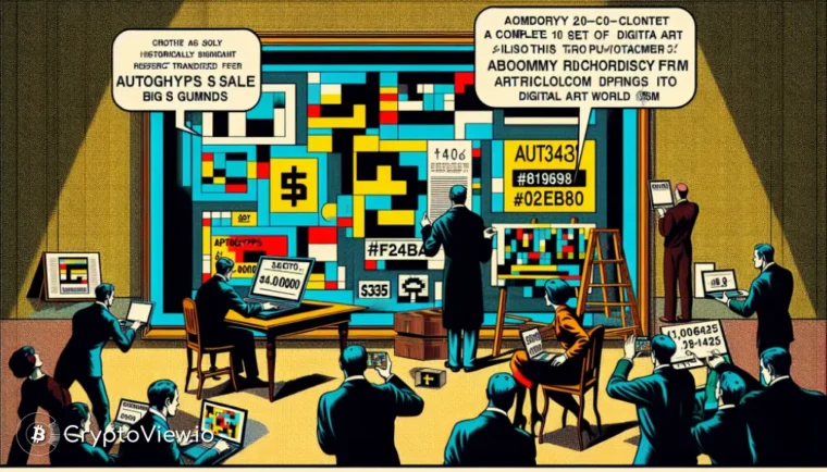 Qual é o alvoroço sobre a Venda do Conjunto Autoglyphs?