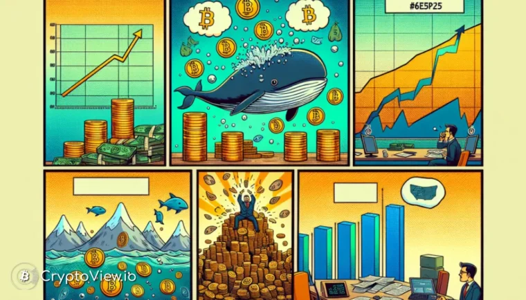 Le Balene di Bitcoin Possono Propellere BTC Oltre i 60K?